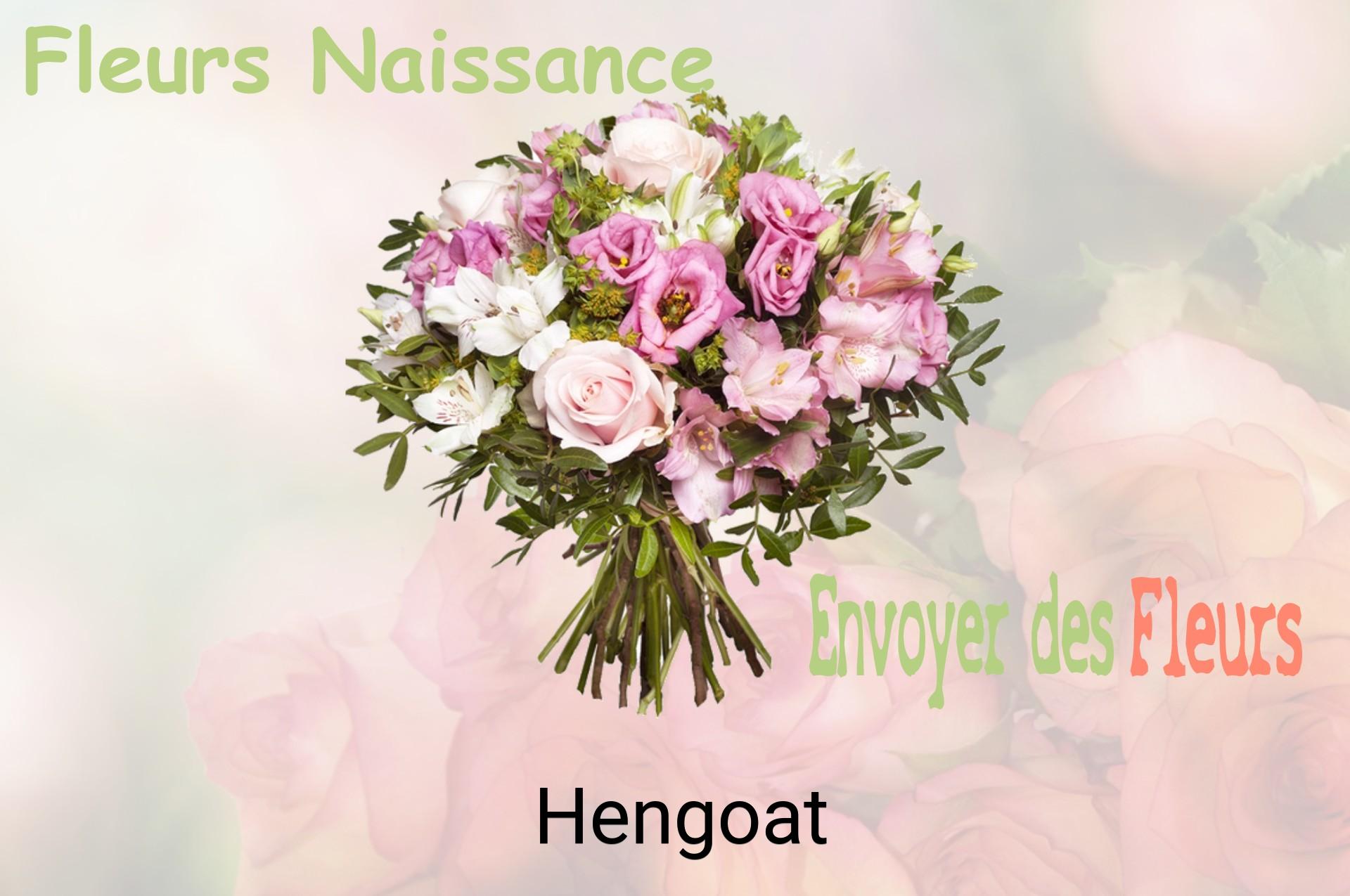 Bouquet de fleurs de naissance livré à Hengoat